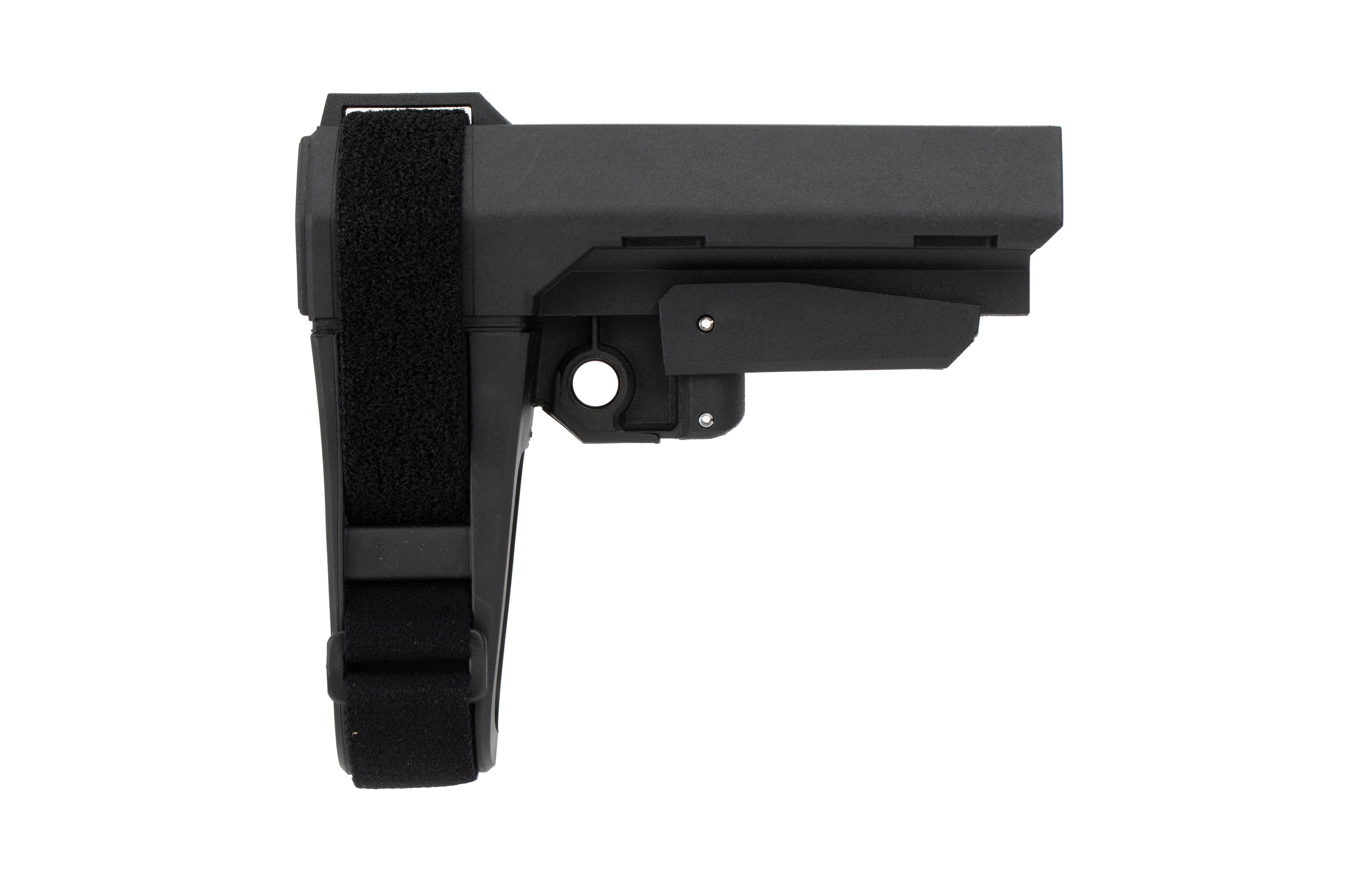 SB Tactical SBA3 5 Position Adjustable Arm Brace Buffer Tube Not Included, Black - SBA3X-01-SB